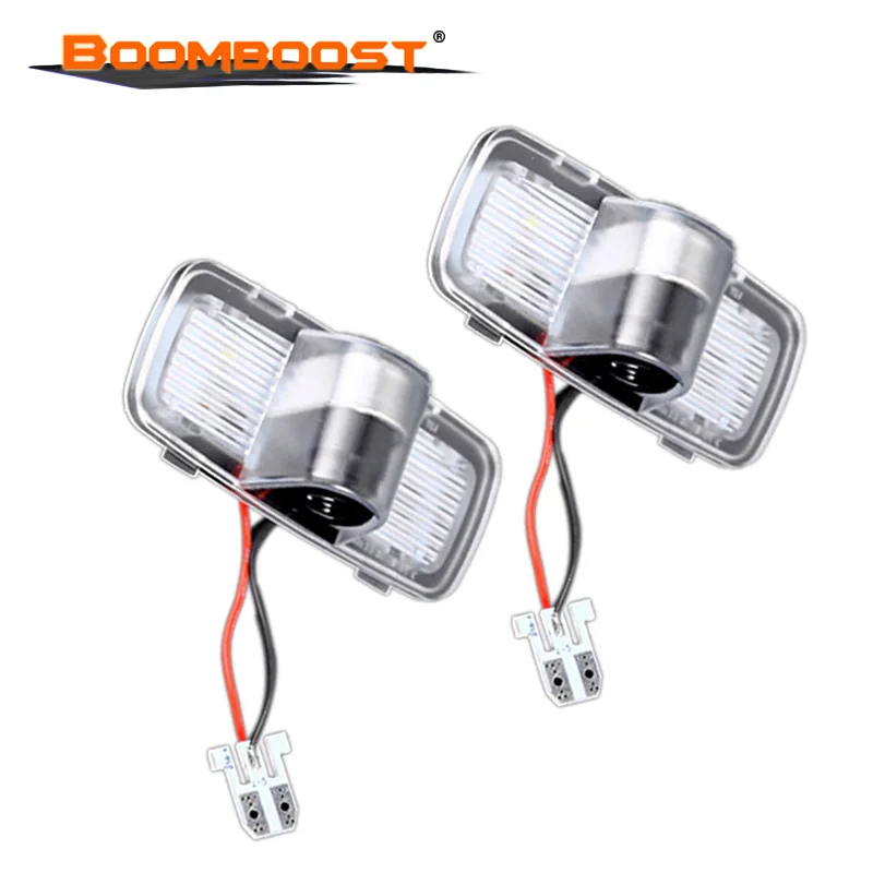 2pcs  Ghost Shadow Projector Lamp Accurate Projection Door Lamp Car Interior And Exterior Lamp Car Door Decoration Upgrade Lamp