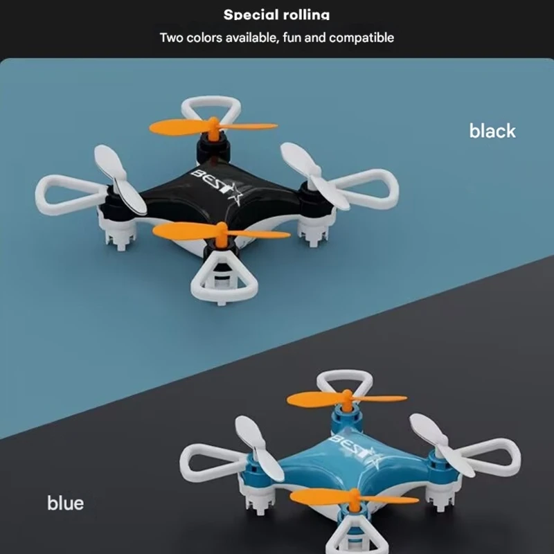 

Tiny Remote Controlled handbill with Stage Stabilization 360 Tricks ABS Sturdy Quadcopter Great Gift for Everyone A2UB