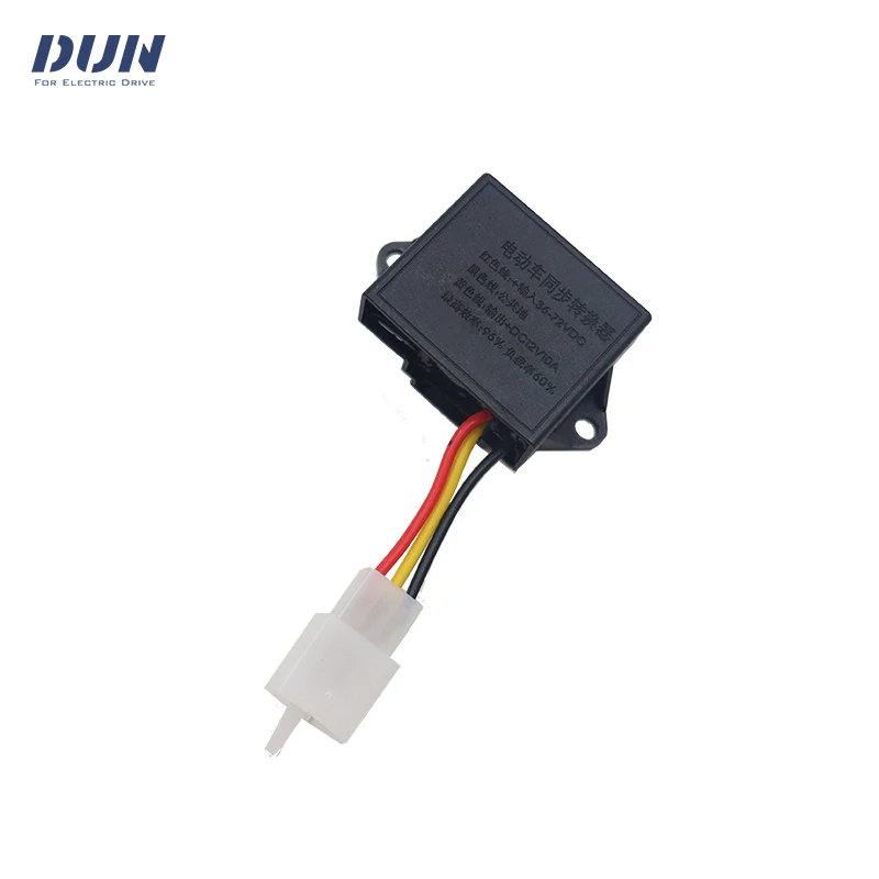 Universal 36V-72V to 12V 10A DC Converter for Lamp Light Speaker High Brake of Electric Scooter Motorcycle