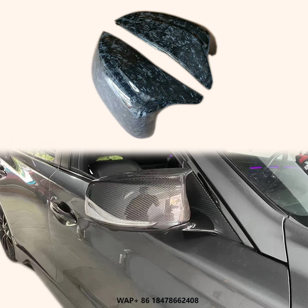 

For Infiniti Q50 V37 Sedan 13-24 Forged Carbon KZ Style Side View Mirror Cover