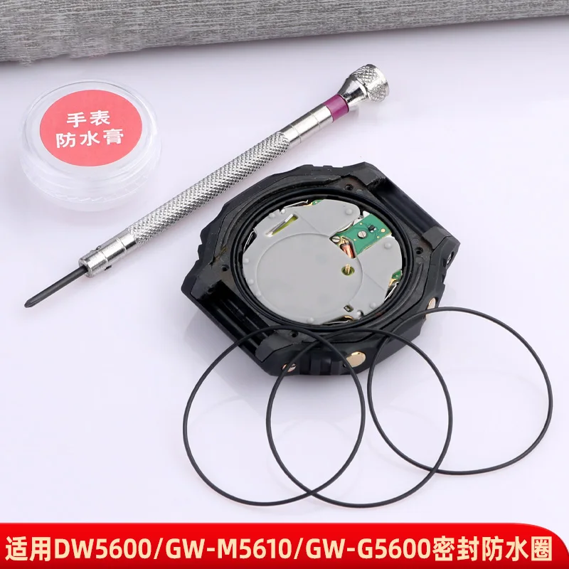 For Casio G-SHOCK DW-5600 GA-2100 GA-110 GA-120 GW-M5610 GW-G5600 GG-1000 GA-1000 Rear Cover Sealing Waterproof Ring Accessories