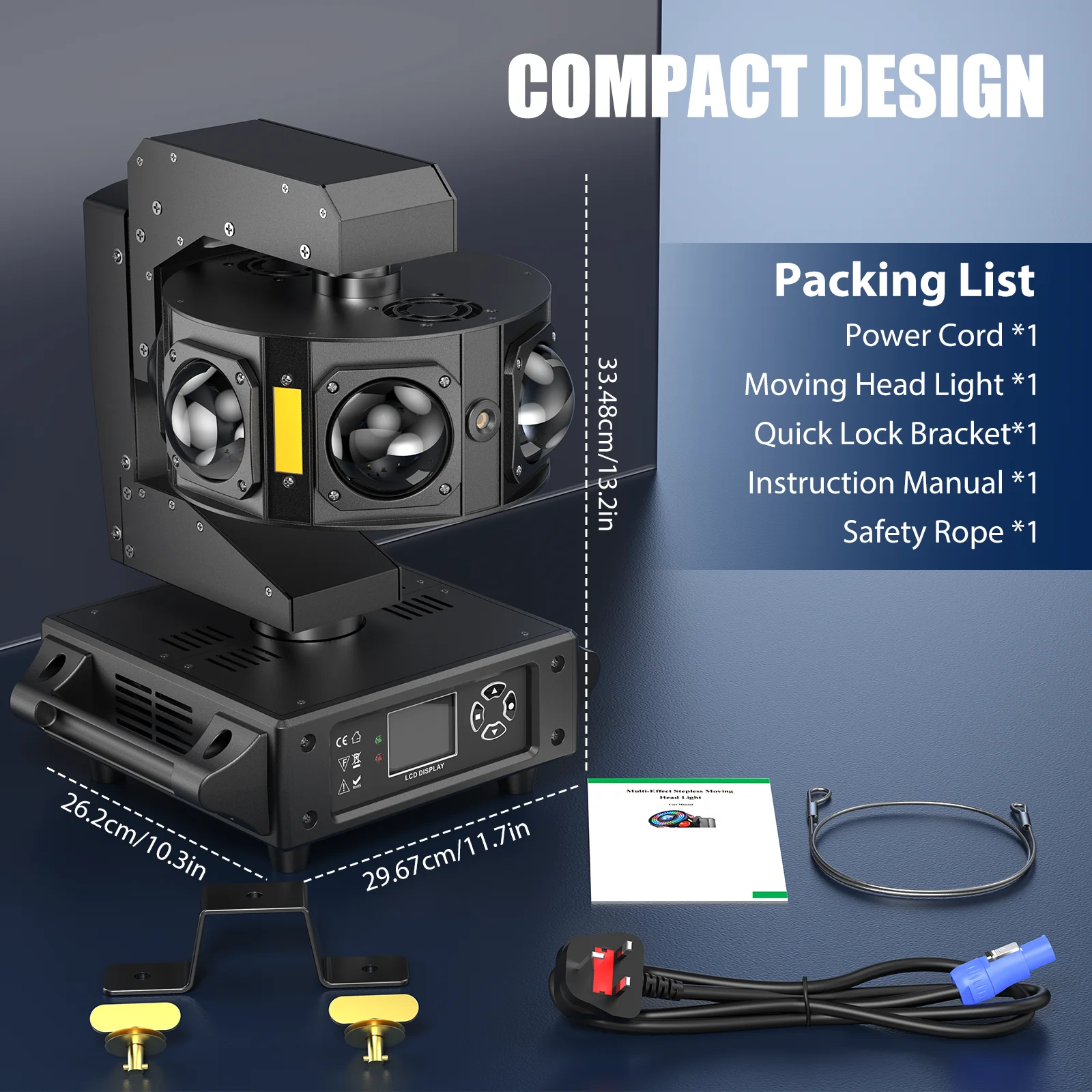 160 W LED Moving Head Lichtstrahl RGBW 360 ° Rotation Bühne Effekt Beleuchtung Projektor DMX512 Sound Control für Disco Party Konzert