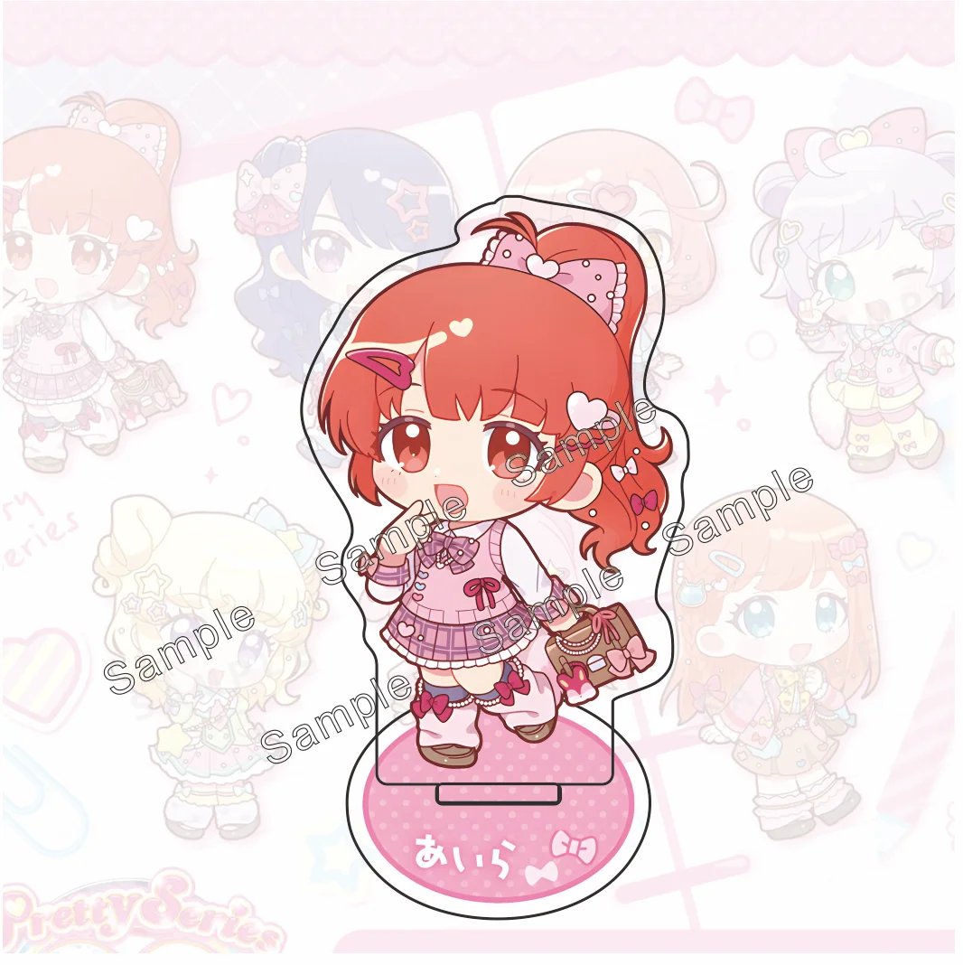 Exquisite High Quality Acrylic Stand Figure, Cute Chibi Idol Girl Character Desk Decor Ornament, Collection Gift Keycain Pretty