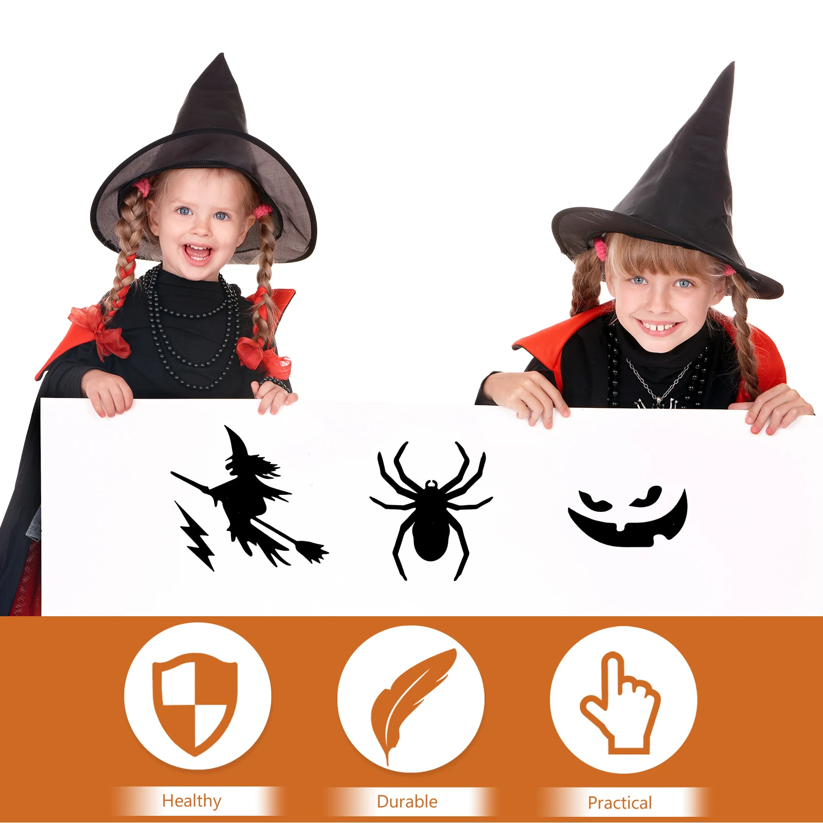 

20Pcs Halloween Painting Stencils Hollow Drawing Templates Reusable DIY Face Body Art Decorations Halloween Stencil