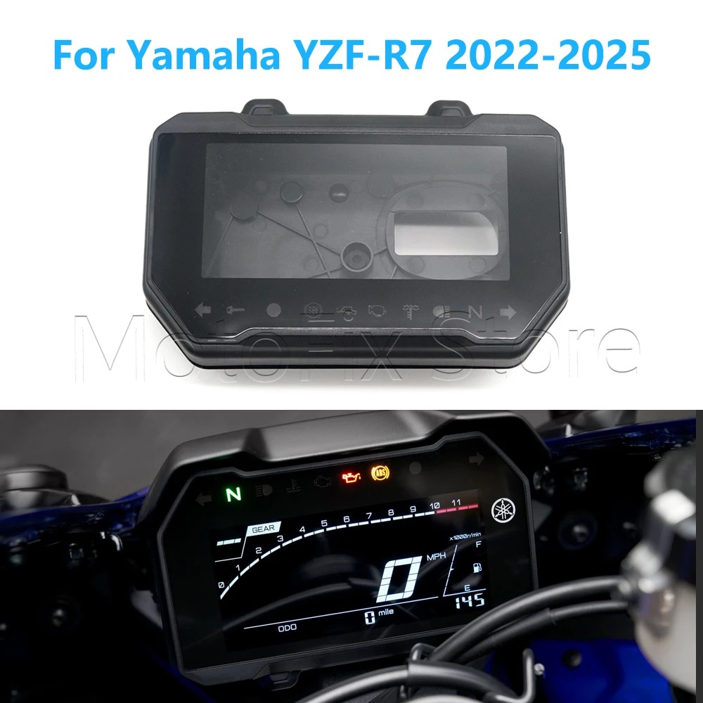 

For Yamaha YZF R7 YZF-R7 2022 2023 2024 2025 Motorcycle Gauges Cover Case Tachometer Speedometer Housing Shell