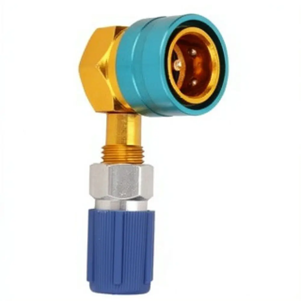 Car Air Conditioning R1234yf Quick Coupler Adapter Fittings Refrigerant Charging Manifold Gauge For Auto Maintenance