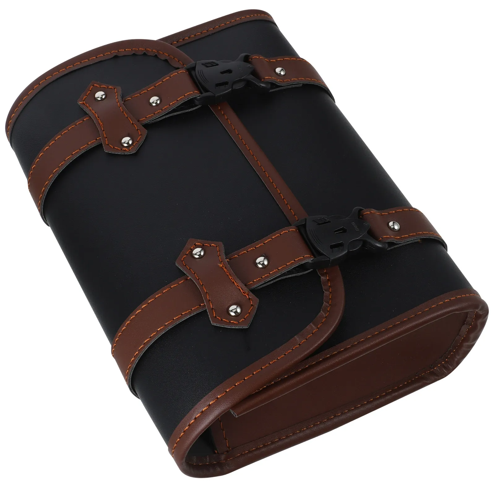 

Органайзер для мотоциклетной сумки-кофра: Просторная боковая сумка для крепления на руль или вилку мотоцикла, стильная двухцветная мотоциклетная сумка для активного отдыха