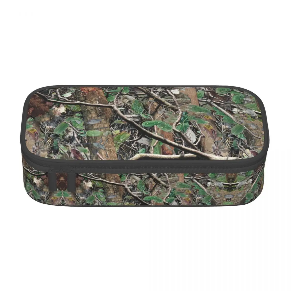 Custom Cute Hunting Camouflage Pattern Pencil Cases for Girls Boys Camo Military Large Capacity Pen Bag Box School Accessories