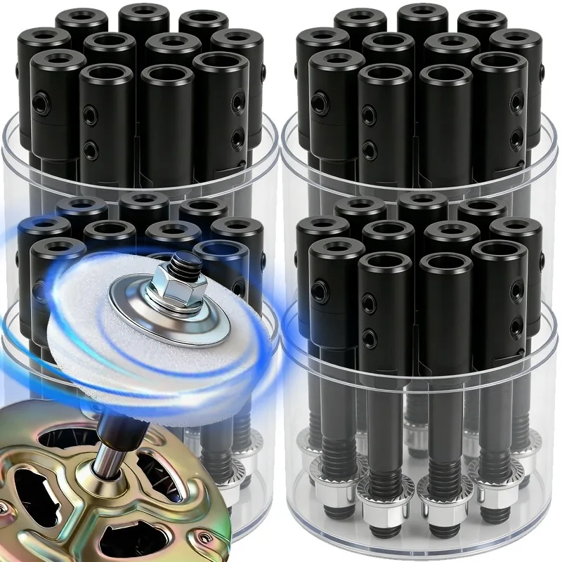 

Адаптер для шлифовальных и полировальных станков: соединительный стержень для шлифовальных кругов 5 мм, 6 мм, 8 мм, 10 мм, 12 мм, удлинительная втулка для DIY полировки