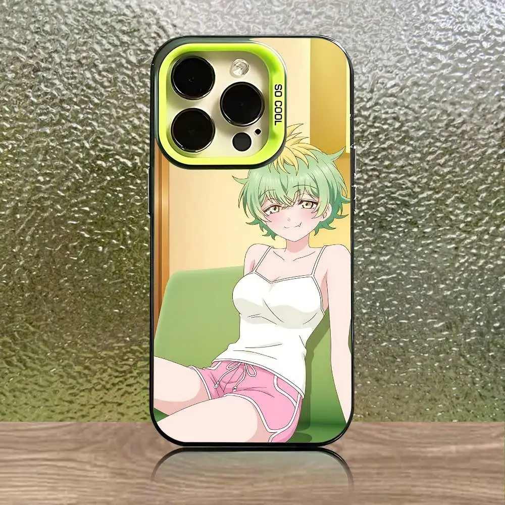 حافظة هاتف Miwa M-Mikadono S-Sanshimai لهاتف iPhone 17,16,15,14,13,12,11,Pro,Max,Plus,Mini,Air,SE4 غطاء أخضر غير لامع #2