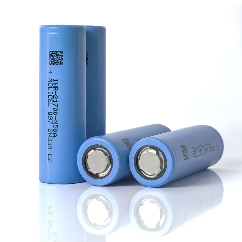 1-10pcs Molicel 21700 M50A 5000mAh 15A Battery INR 21700 3.6V High Capacity Rechargeable Li-ion Cell for Electric Scooters