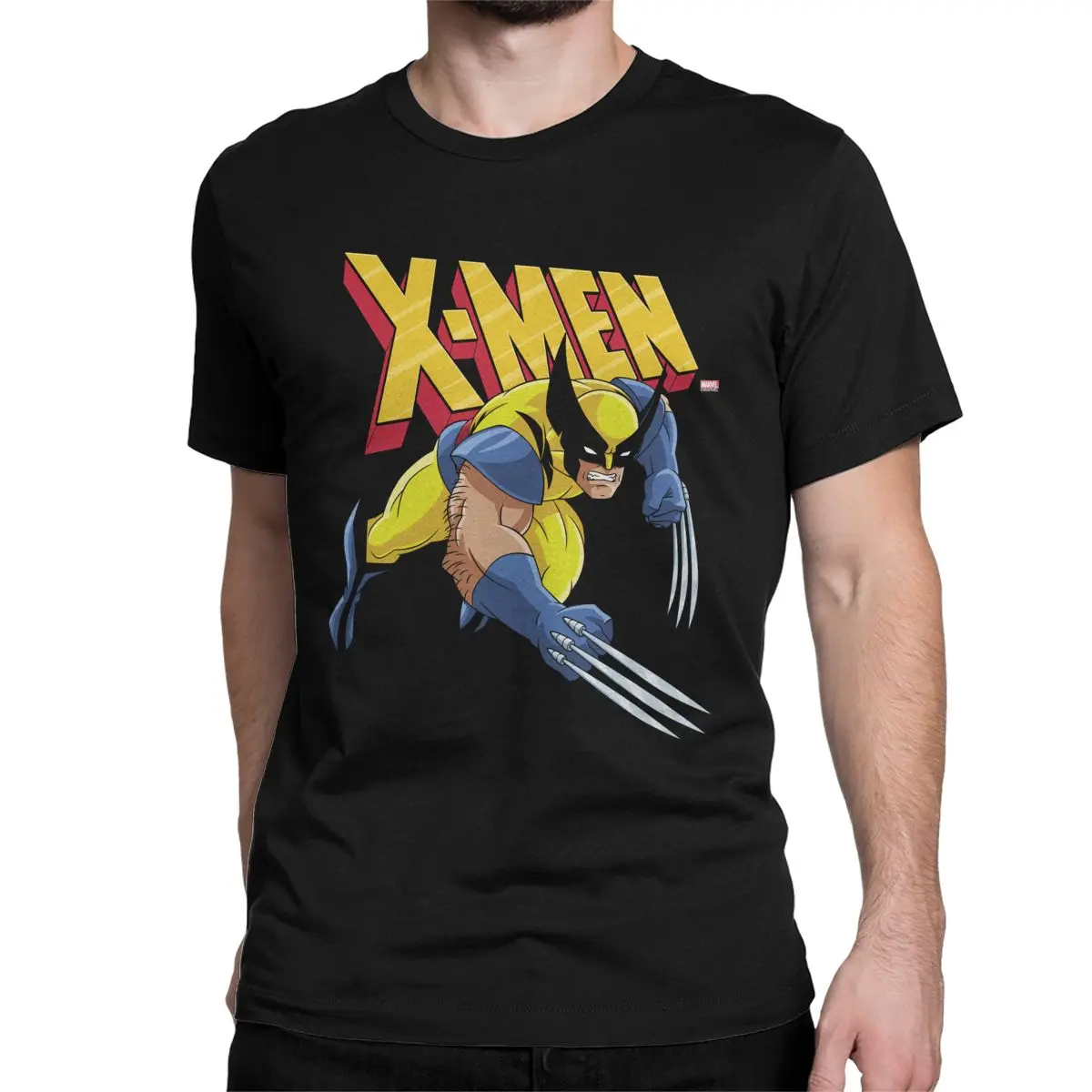 Marvel X-Men Wolverine T-Shirts Men Women Disney Funny 100% Cotton Tees Crew Neck Short Sleeve T Shirt Gift Idea Clothing