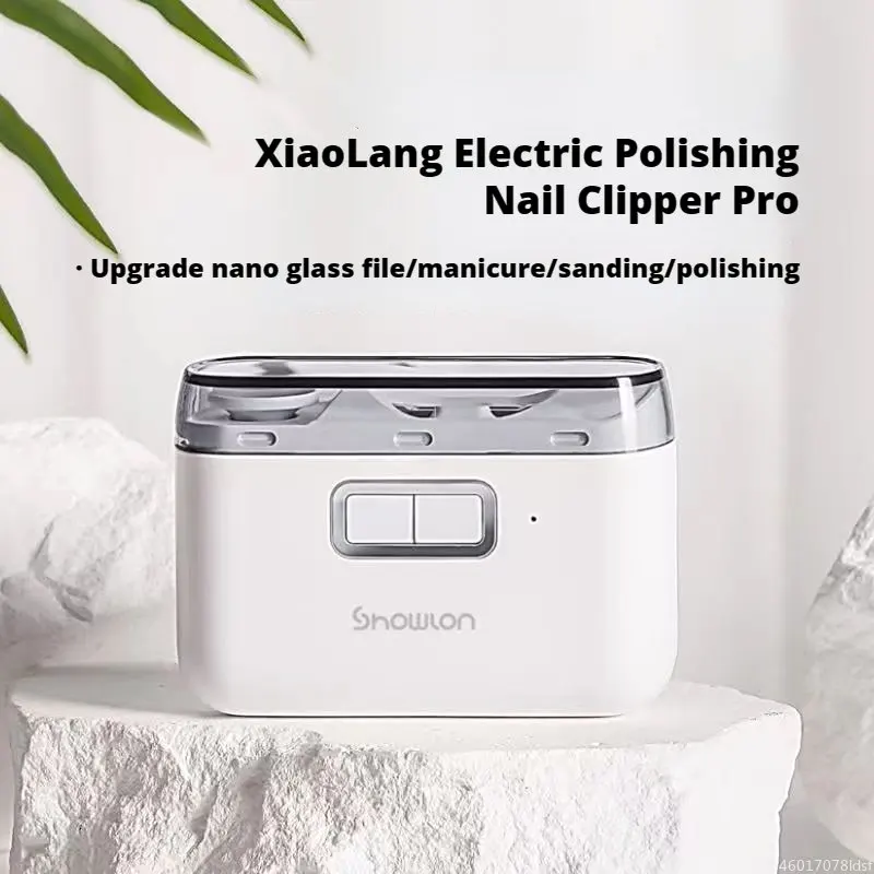 Xiaomi Xiaolang 2in1 Electric Nail Clipper Pro Polishing USB Rechargeable Nail Trimmer Automatic Nail Cutter Lighting for Baby