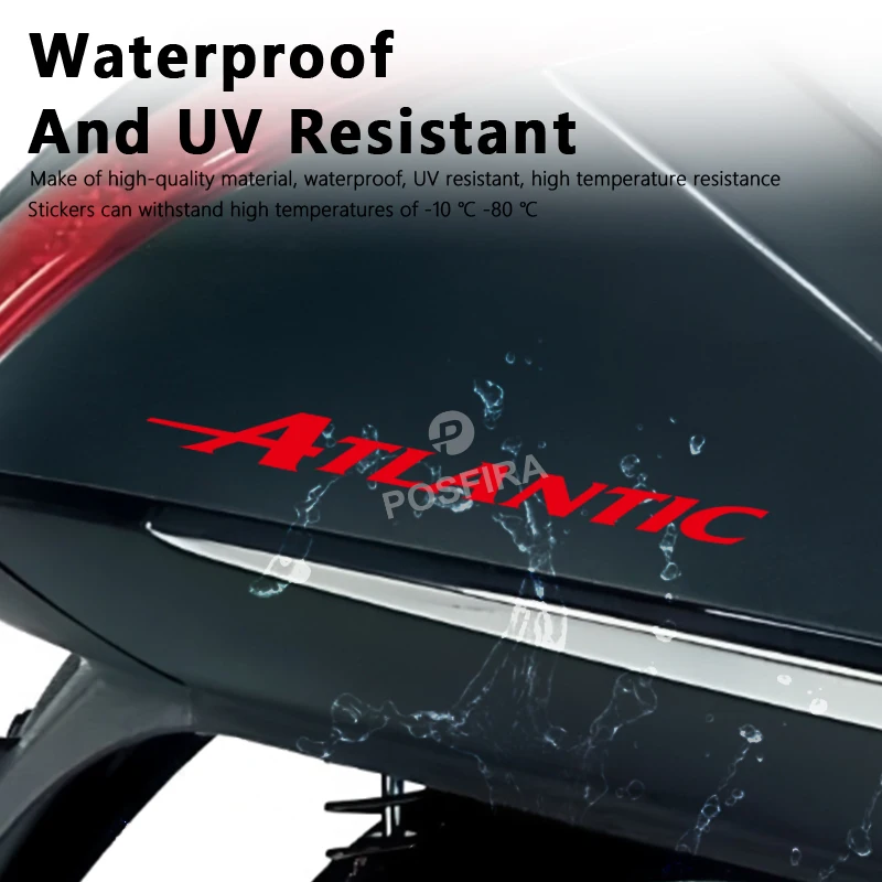 POSFIRA Motorcycle Stickers Vinyl Decals for Aprilia Atlantic 500 125 250 300 400 125CC Scooter Parts Motorbike Accessories view 4