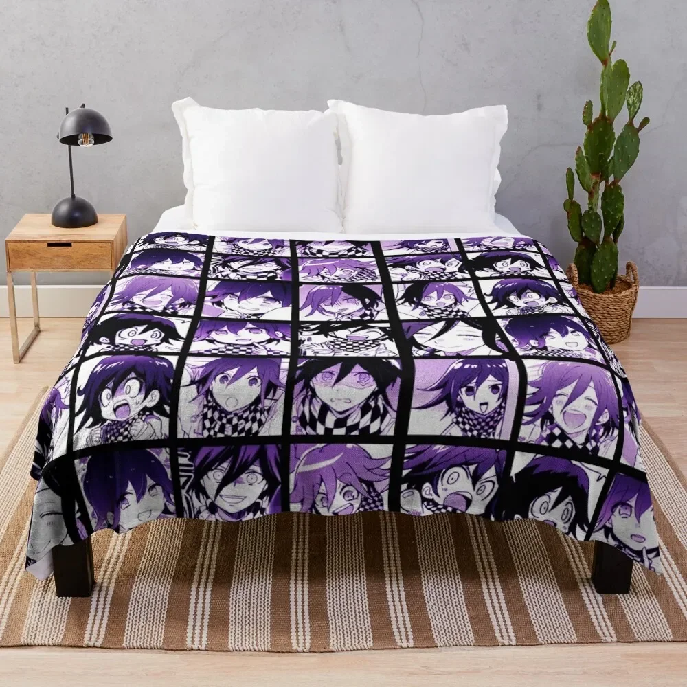 

Kokichi Manga Collection (Colored) Throw Blanket Travel Luxury St blankets and throws Blankets