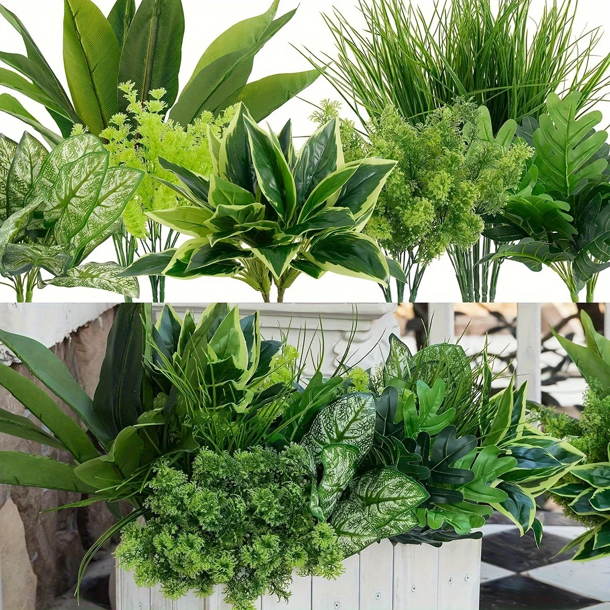 Artificial Greenery Stem Set — product detail 1