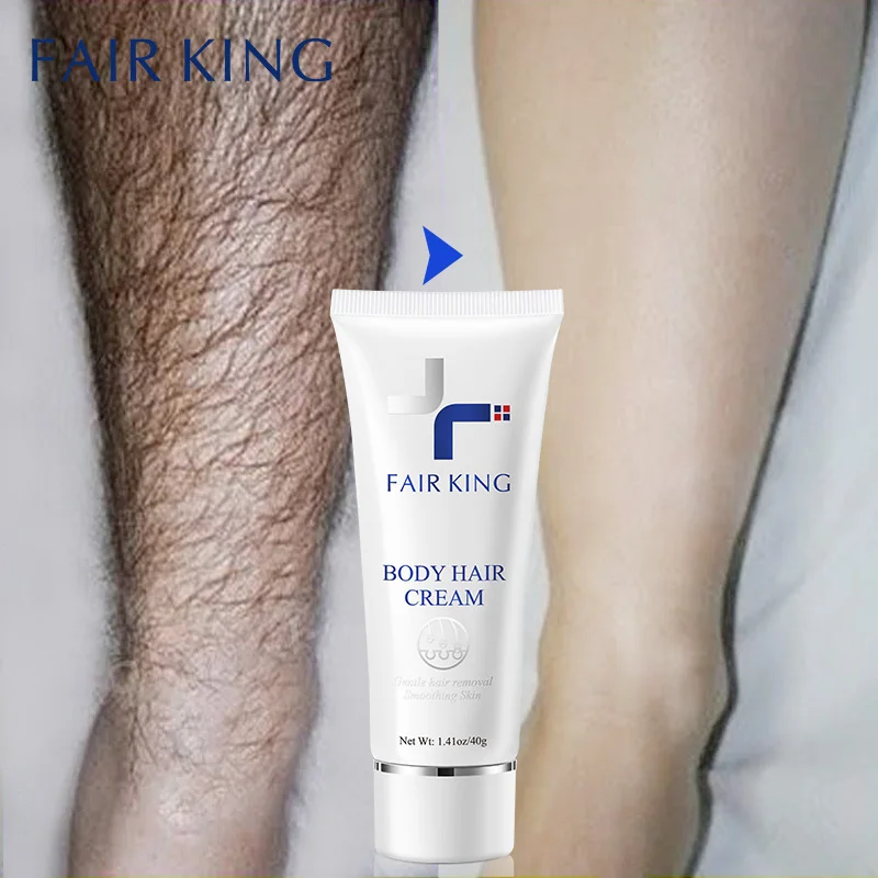 Crema depilatoria FAIR KING para hombres y mujeres, crema removedora de pelo indolora a base de hierbas para eliminar axilas, piernas, cuidado del cuerpo, cuidado de la piel 40g