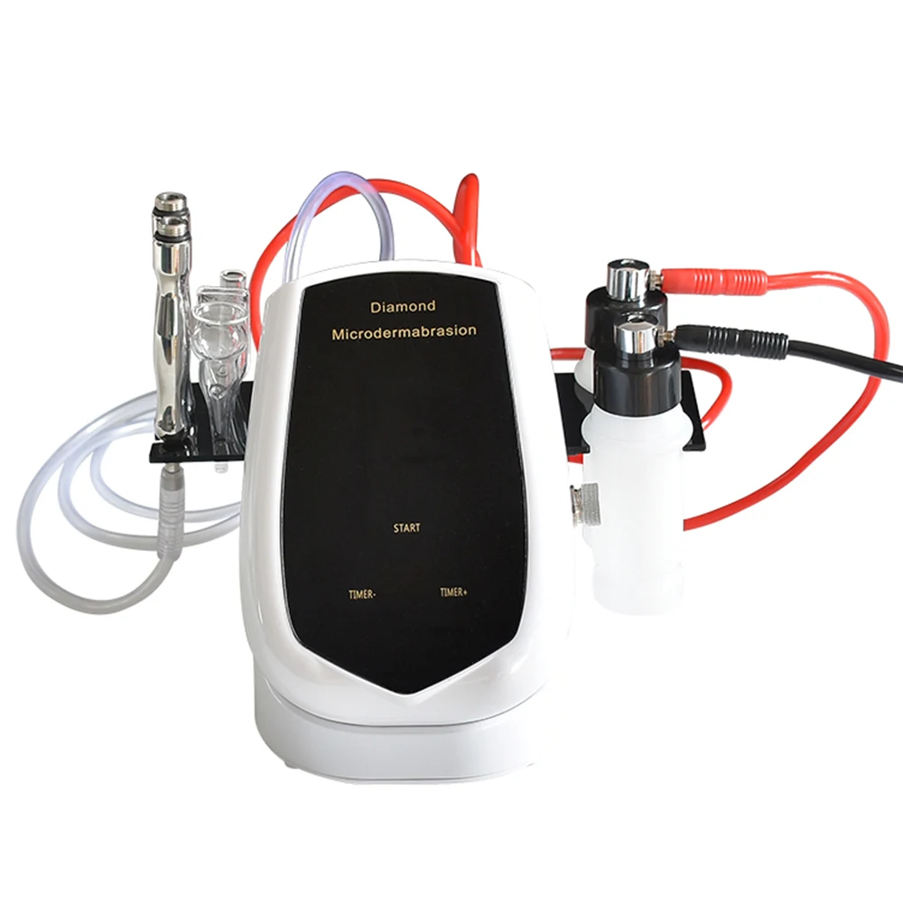 

3in1 Microdermabrasion Peeling Machine Blackhead Removal Lifting Cap Water Oxygen Spray Diamond Dermabrasion Skin Rejuvenation