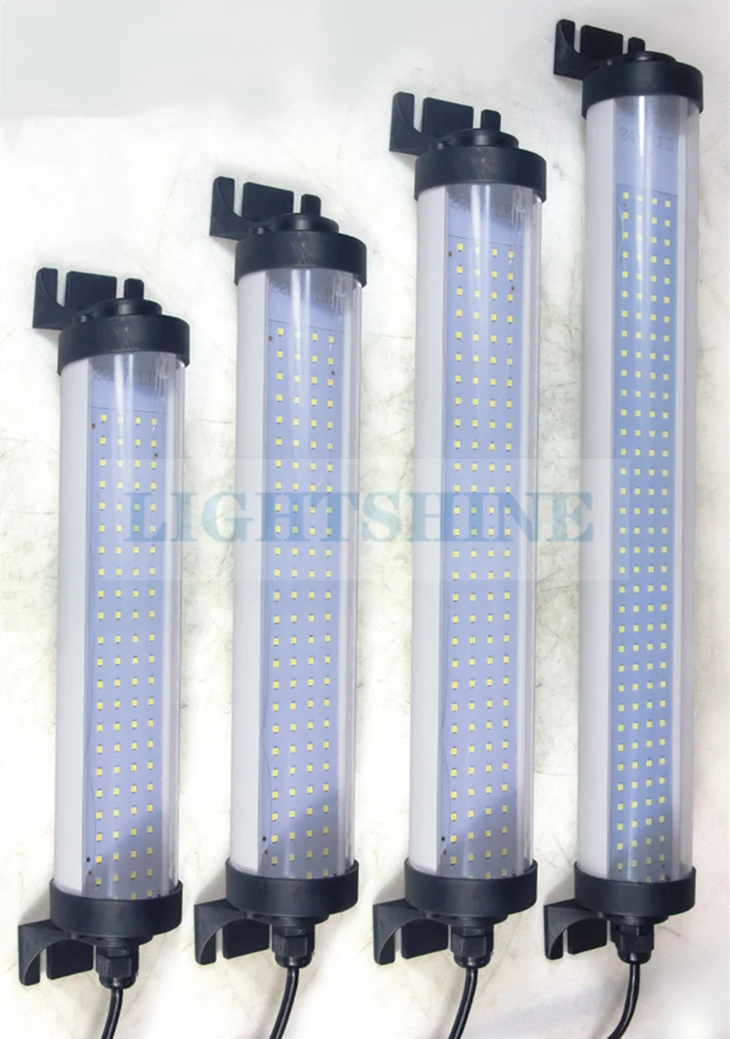 Led Machine Tool Work Lamp CNC Round Tube Fluorescent Lamp Oil Proof And Waterproof 220v24v Waterproof