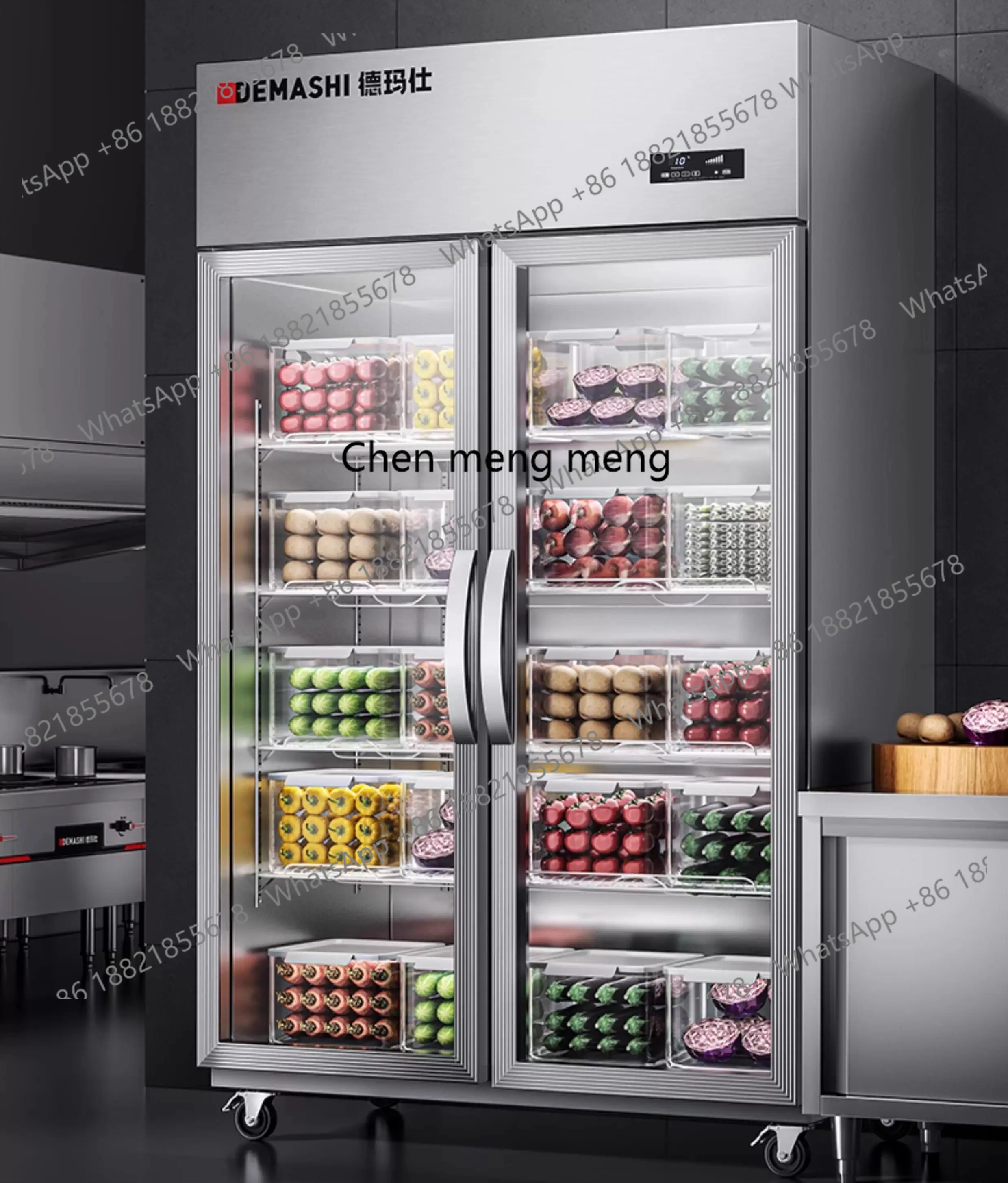 

Commercial refrigerated display cabinet Commercial fresh-keeping cabinet Fruit and vegetable first-class energy efficiency