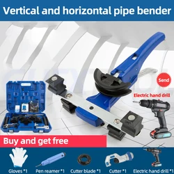 Combination Pipe Bender CT-999RF Manual Copper Pipe Bending Machine 6-22MM Air Conditioning Pipe Bending Machine Set