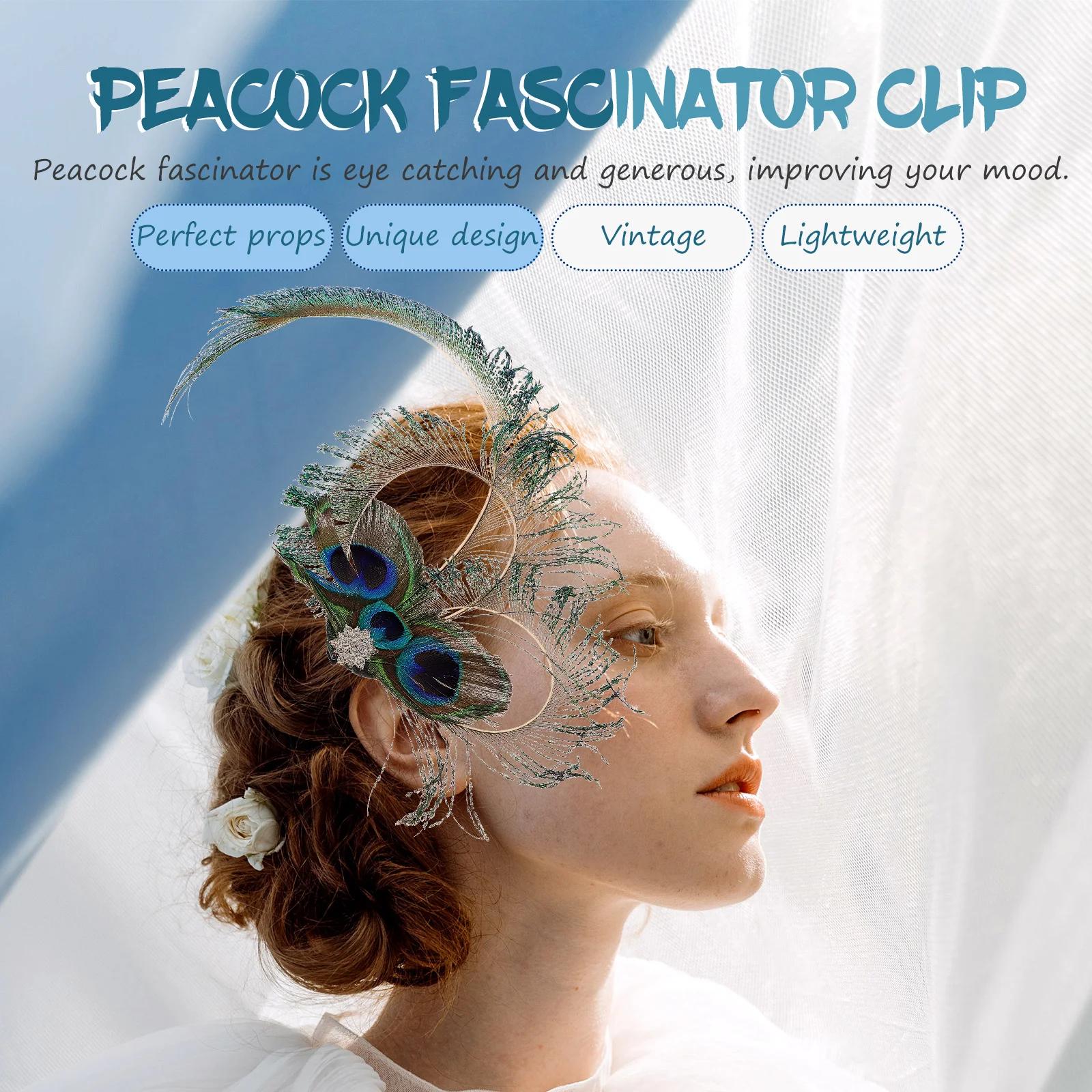 

Hair Clip Exquisite Craftsmanship Tea Party Hat Fascinator Women Fashionable Dressy Banquet Photography Gift