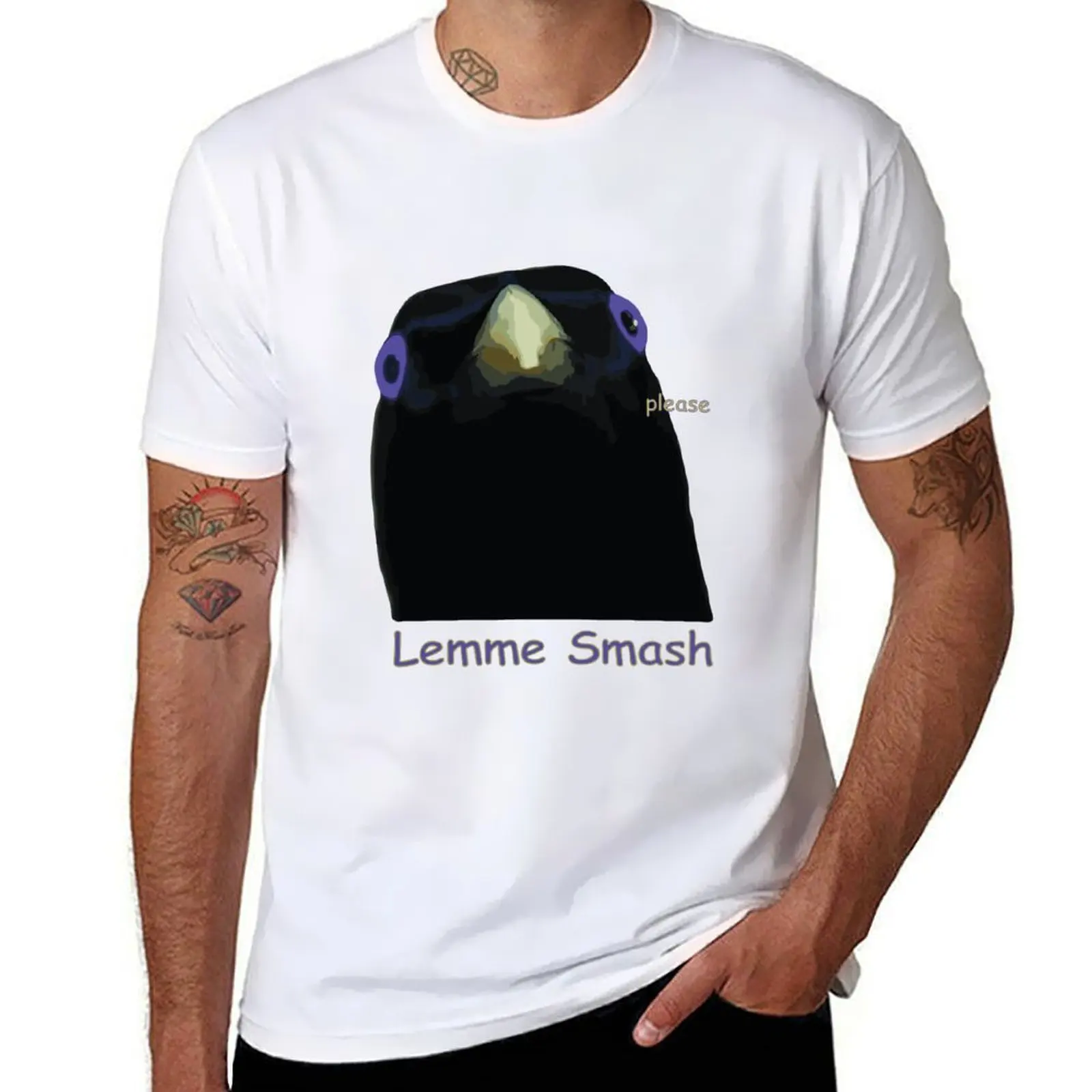 

Lemme Smash (Ron) Meme T-Shirt t shirt man cotton T-Shirt