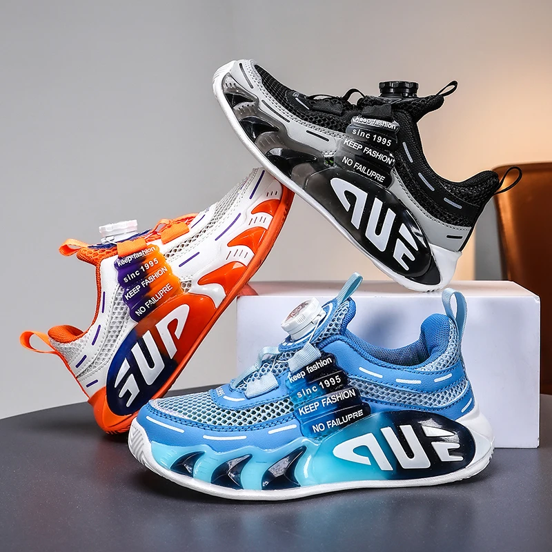 

Fashion Boys Sneaker Summer Lightweight School Walking Running Kids Shoes New Breathable Tenis Casual Sneaker for Boy