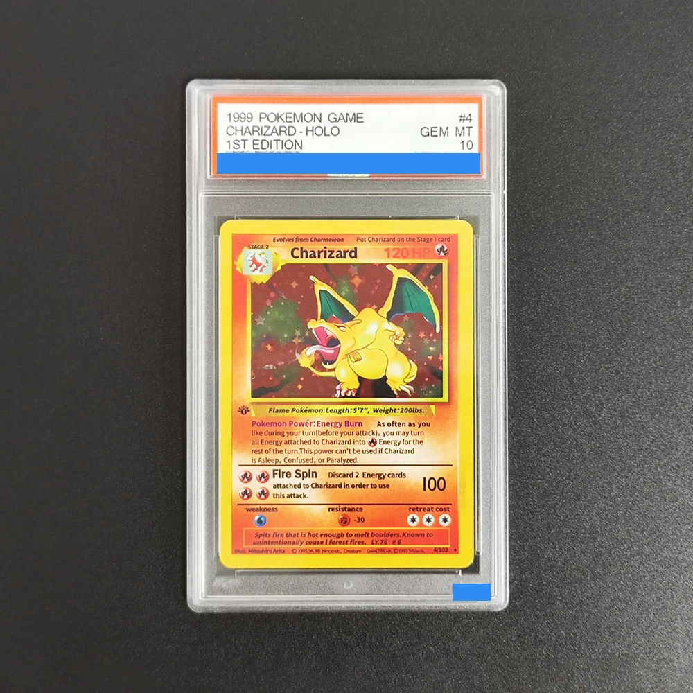 لعبة بطاقة بوكيمون 1999 ذاتية الصنع، الطبعة الأولى، بطاقة تجميع CHARIZARD MEWTWO GYARADOS BLASTOISE HOLO Grade Gem Mint 10 #3