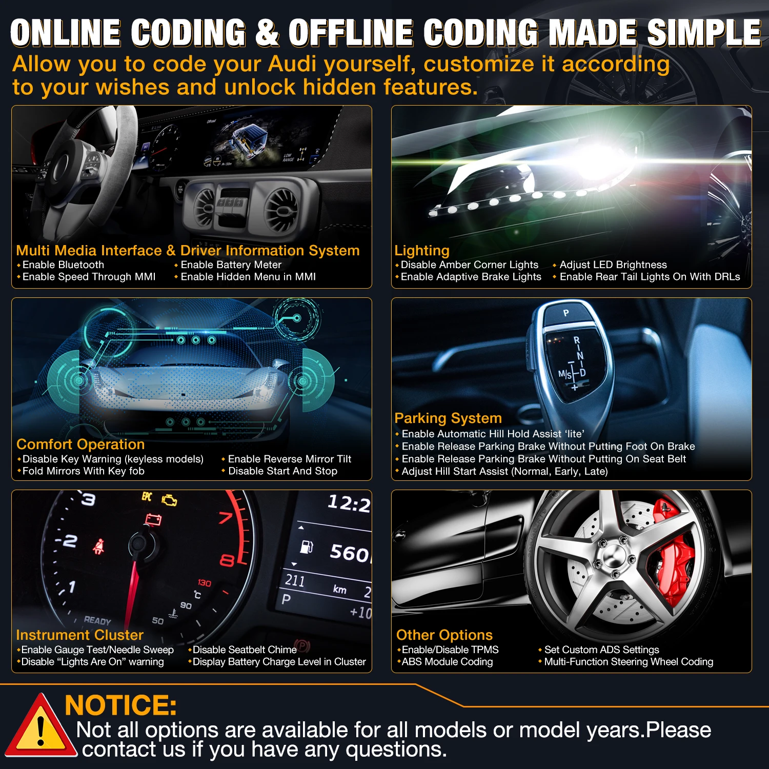 LAUH Creader Elite جميع النظام الكامل قارئ رمز السيارة Obd2 الماسح الضوئي أداة تشخيصية لوظائف Obd2 الكاملة Ai Automotriz