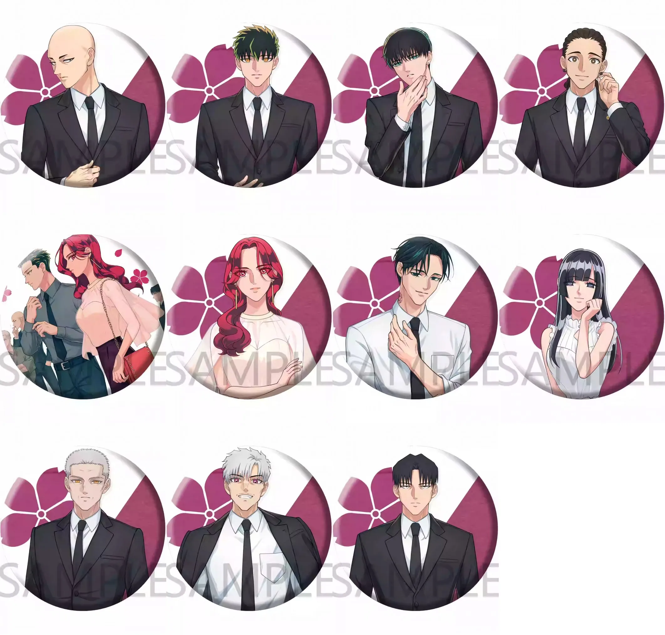 Anime Raise Wa Tanin Ga Ii Somei Yoshino Pin Yakuza Fiance Badge Cosplay Cartoon Garniture Itabag Bedge Button Brooch DADGE Gift