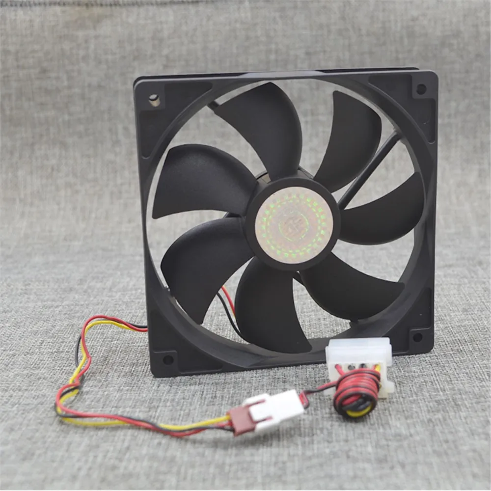 A12025-12CB-3BN-F1 For Cooler Master Ultra-Quiet 12cm 12025 12V 0.16A 3 Line Main Machine Power Supply Exhaust Chassis Fan