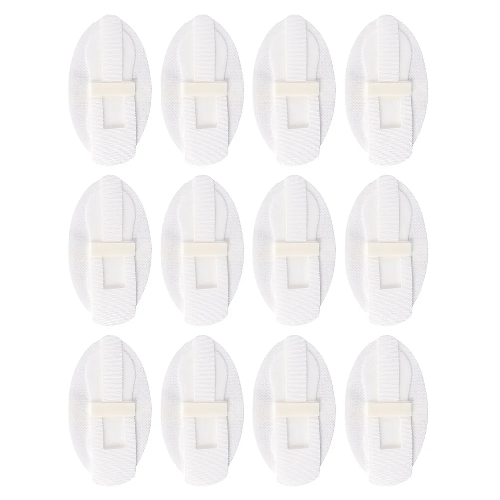 

12 Pcs Catheter Fixation Nail Stickers Tube Stabilization Device Urinary White Drainage Tape