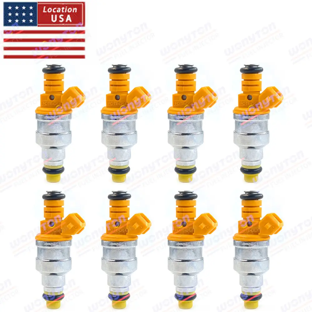 

Set of (8) Fuel Injectors for For Ford Cars & Trucks 4.6L 5.0L 5.4L 5.8L V8