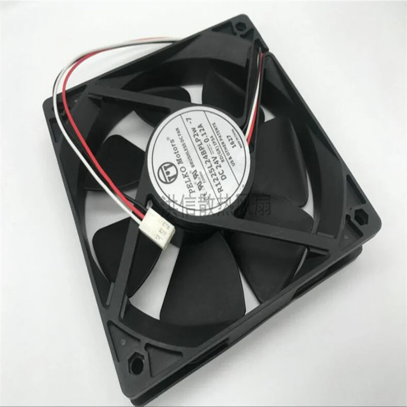 Original R1225L24BPLP2w -7 DC24V 0.12A 12CM three-wire fan