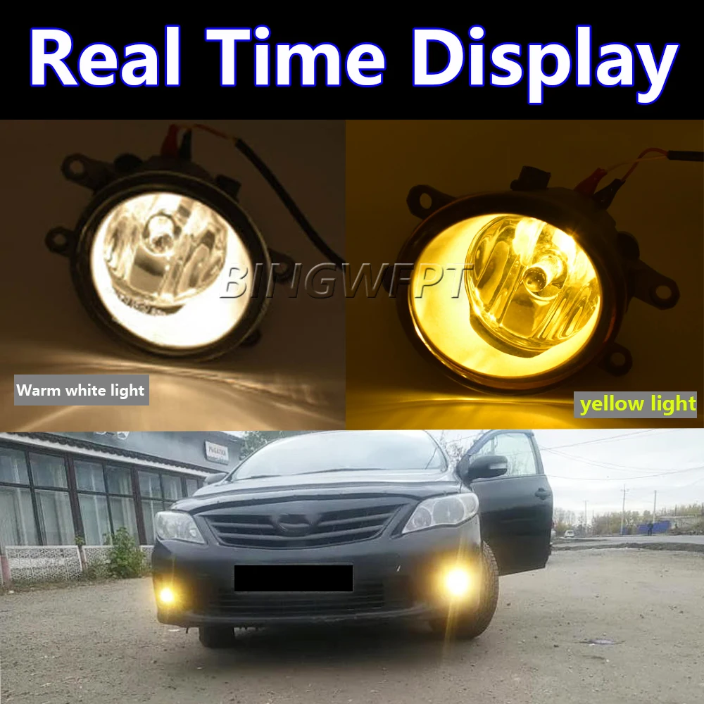 Luces antiniebla LED para coche, iluminación para Toyota RAV 4, March 3, ACA3, Ace, ALA3, GSA3, ZSA3, 2006-2012