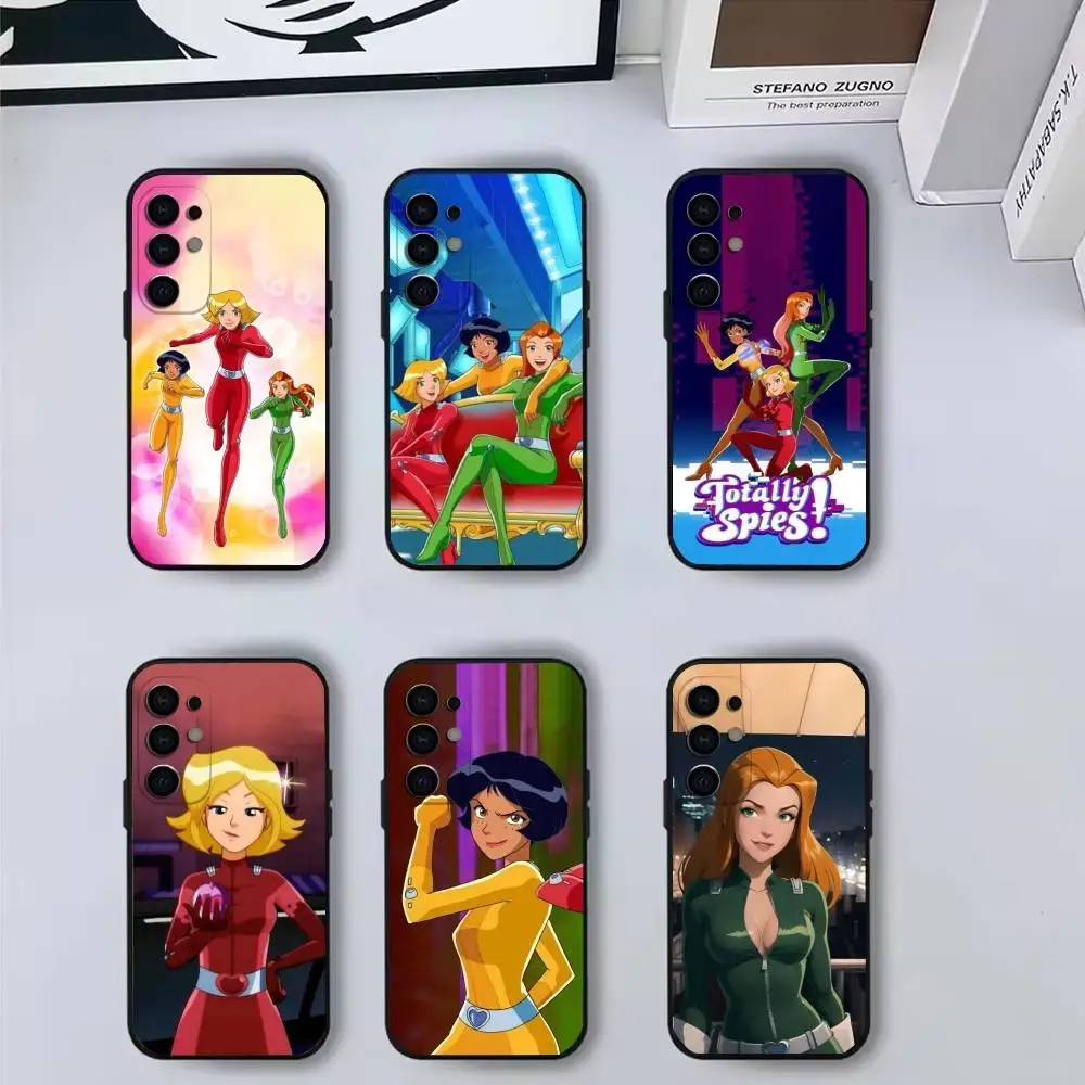 

Cool gIrl T-Totally S-Spies Phone Case For Samsung S25,S24,S21,S22,S23,S30,Ultra,S20,Plus,Fe,Lite,Note,10,9,5G Black Cover