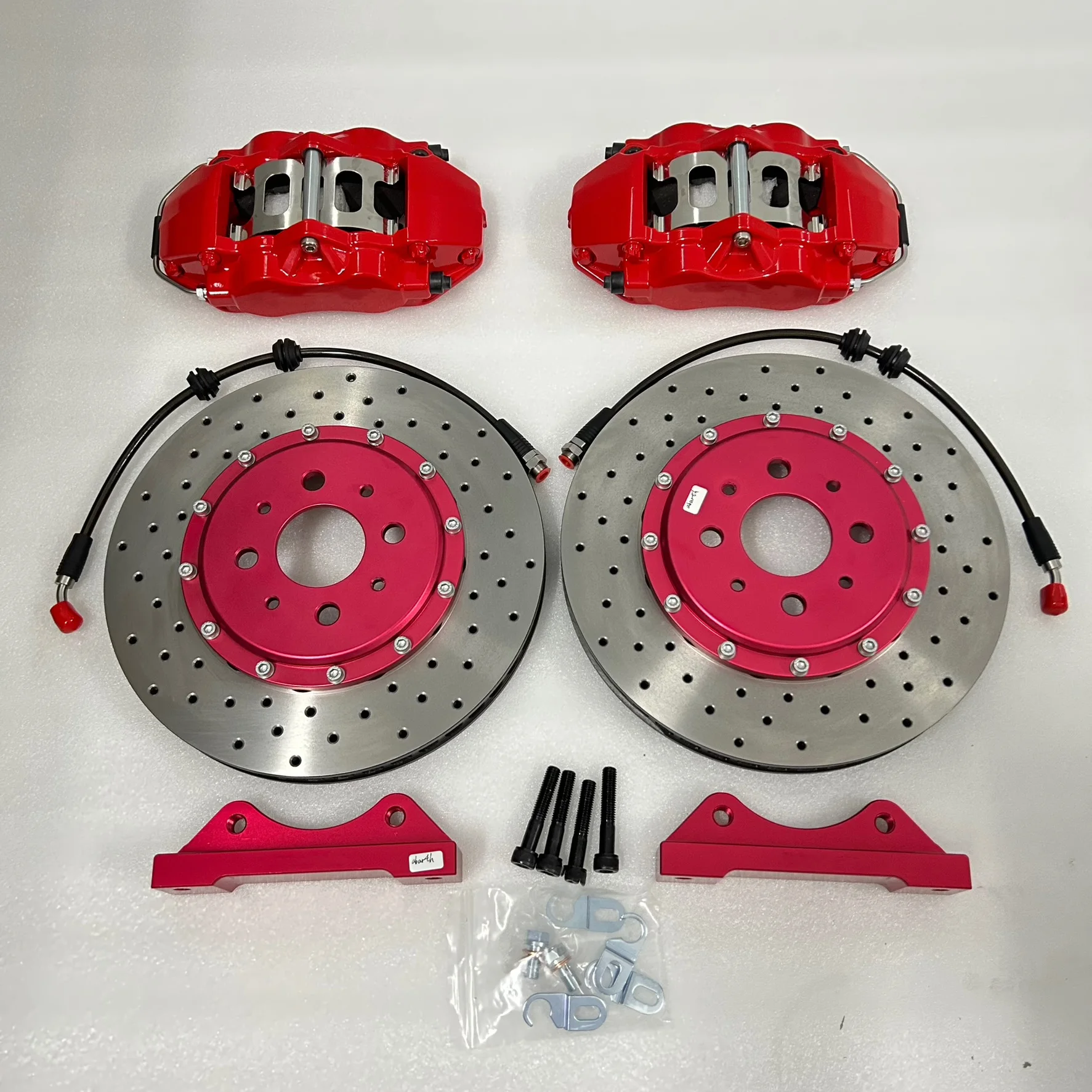 High Performance 4 Piston Auto Brake Systems Rear 4 Pot Brake Caliper 9202 for nissan 300zx 350z 370z Big Brake Kit LB