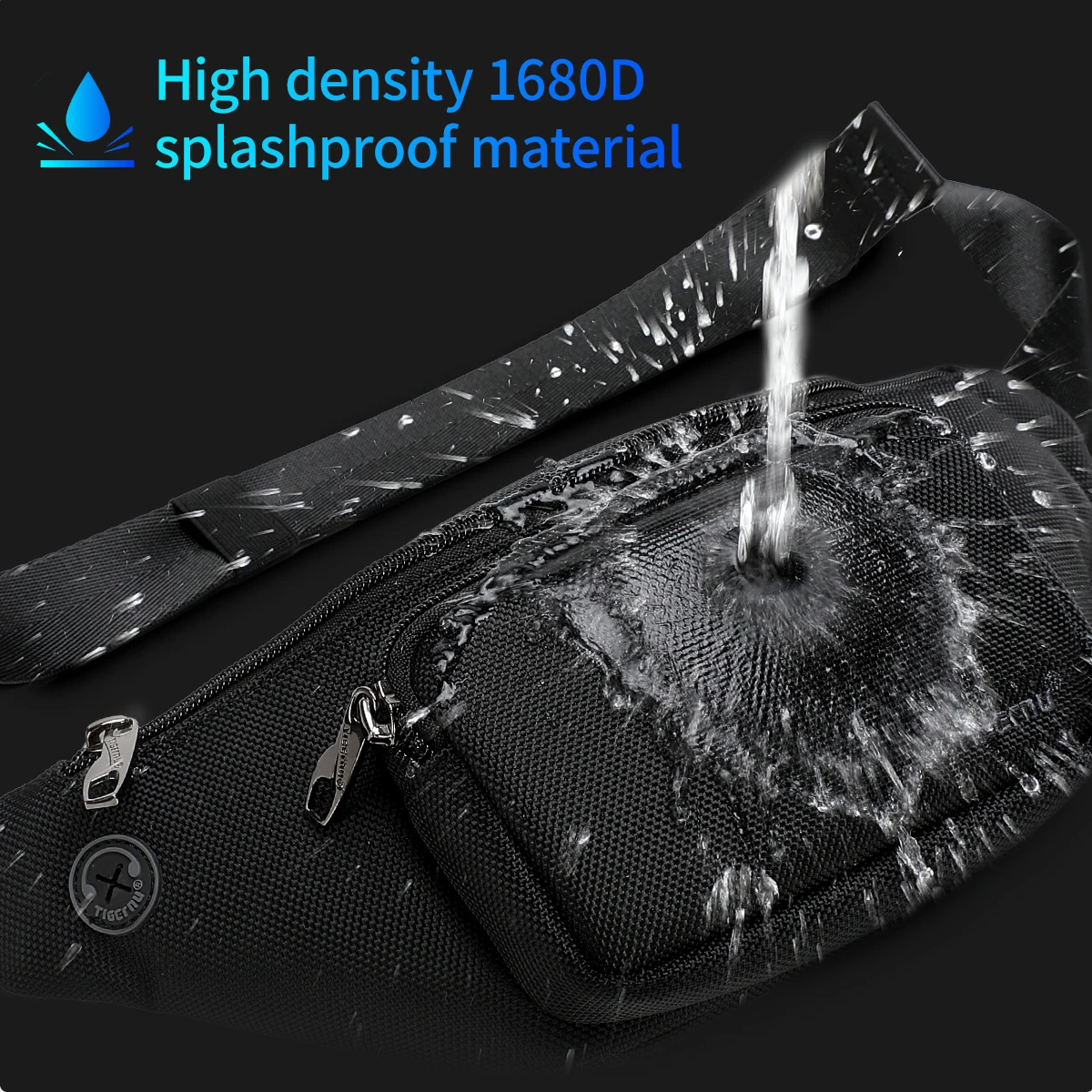 Lifetime Warranty New Men Waist Bags RFID Anti-theft Crossbody Bag Fashion Male Sling Bag High-quality Casual Chest Bags Handbag