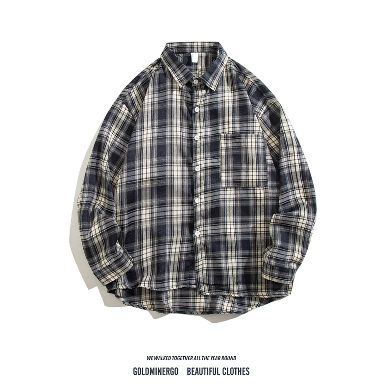 

Пальто в клетку для пар, повседневное, для мужчин и женщин, из полиэфирного волокна, длинное, винтажное, ветрозащитное