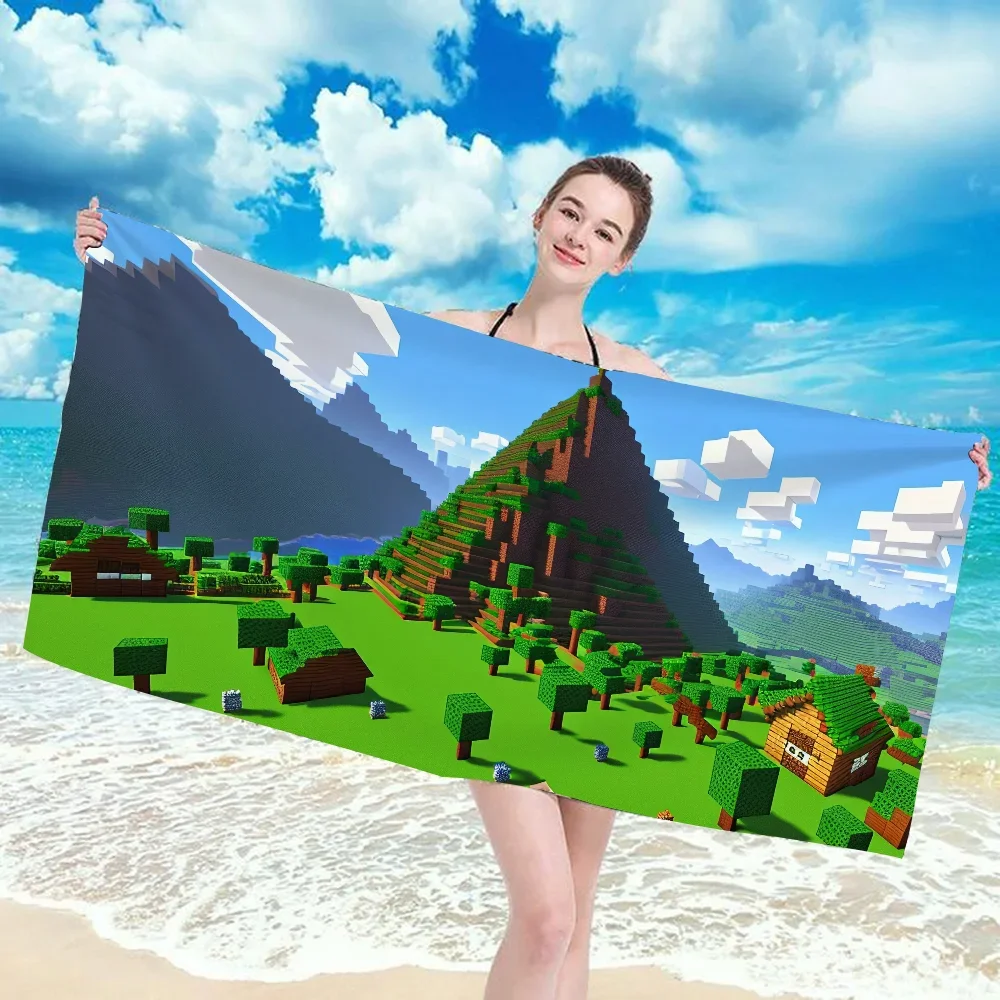 

Быстросохнущие полотенца для тела M-minecraft - большое полотенце Детское банное полотенце для ванной комнаты Женский халат Салфетка Спорт