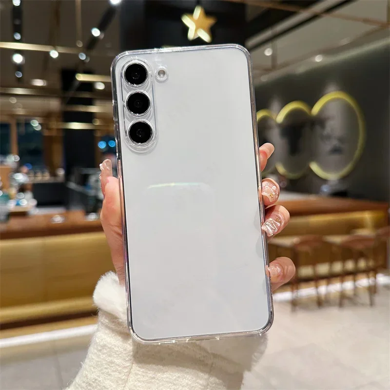 حافظة لهاتف سامسونج جالاكسي S26 S25 S24 S23 S22 S21 S20 FE Plus S 26 غطاء خلفي من السيليكون الناعم المقاوم للصدمات