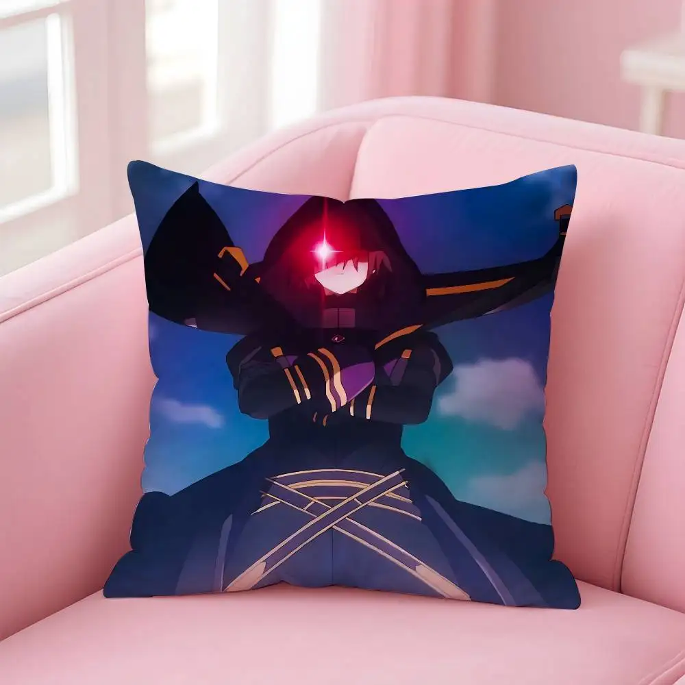 EminenceIn Shadow أنيمي كيس وسادة نمط مطبوعة المخدة لغرفة المعيشة غطاء وسادة أريكة وديكور غرفة نوم