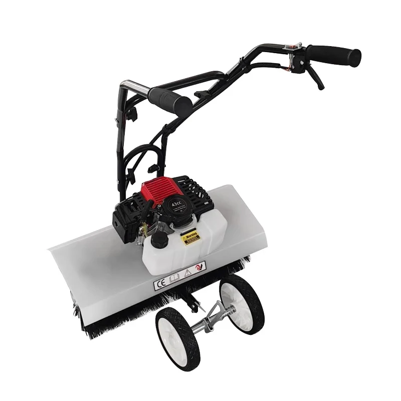 آلة فرشاة العشب الصغيرة من نوع الدفع، ملعب ثنائي الأشواط، فرشاة تمشيط العشب الاصطناعية، آلة فرشاة العشب