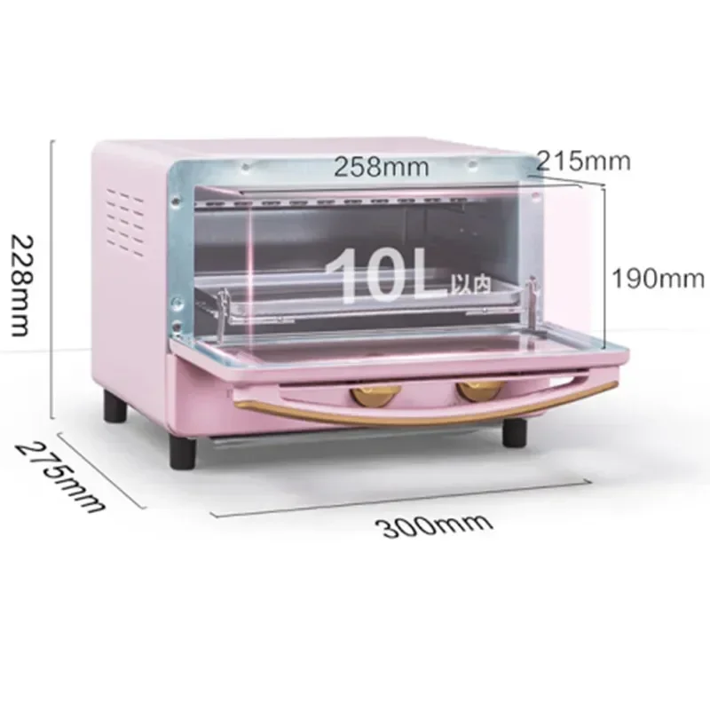 Oven Household small 8L small capacity desktop mini baking multi-function fully automatic oven