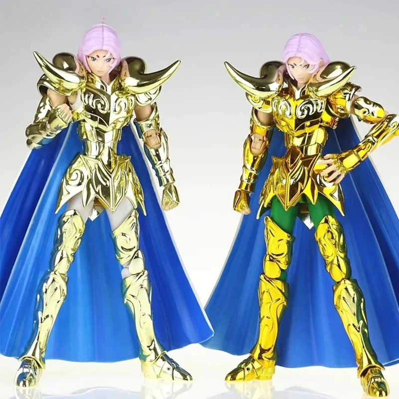 

CS Model Saint Seiya Myth Cloth EX Aries Mu With Shion Head Grand Pope Gold/24K/OCE Knights of the Zodiac Anime Action Figure