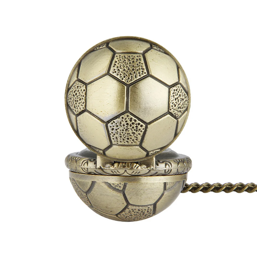 1Pcs Pocket Watch Soccer Shape Design Durable Materials Exquisite Detail Fashion Practical Home Decor Pocket Watch
