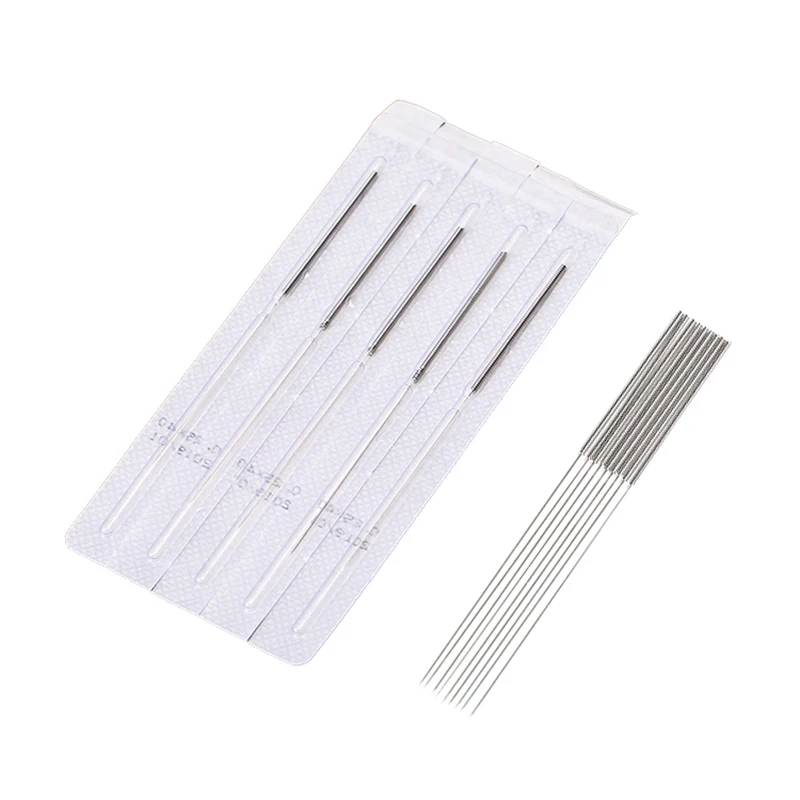 ZHONGYAN TAIHE 100pcs Acupuncture Needle Beauty Massage Disposable Sterile Dialysis Packaging Agujas De Acupuntura