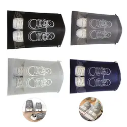 5pcs Shoes Storage Bag Nonwoven Travel Portable Shoes Bag Drawstring Dust Large Capacity Garment Classification Hanging Bags