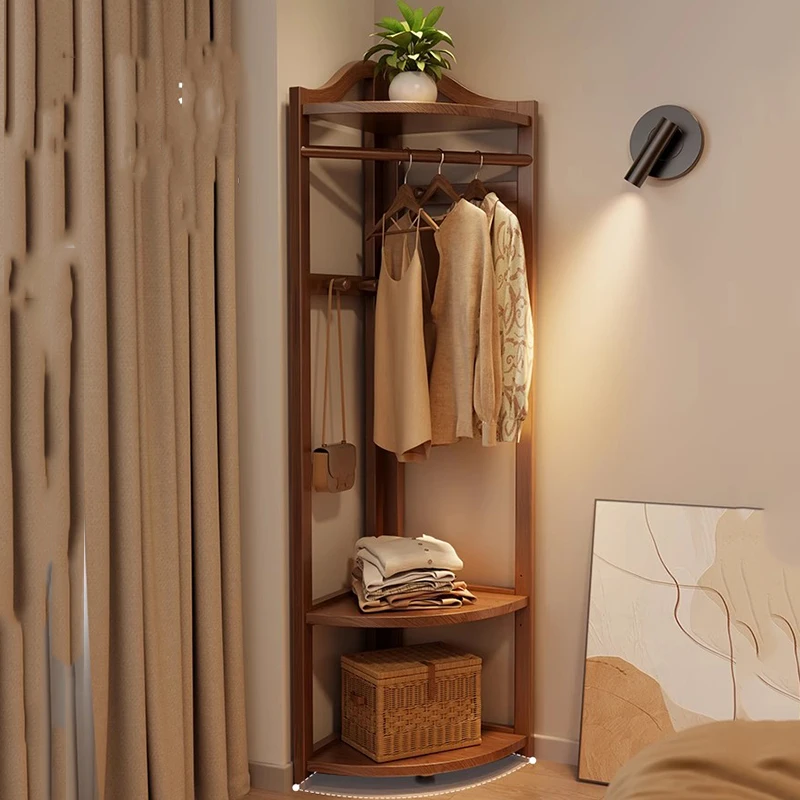 

Floor Wooden Coat Racks Cheap Standing Storage Organizer Luxury Open Living Room Coat Racks Modern Perchero Trendy Furniture